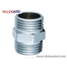 Nickel Plated Fitting/Nipple/Brass Fitting/Plumbing Fitting/Nipple Brass Fitting